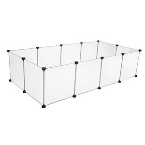 Box per animali domestici portatile grande in plastica con chiusura a cordino, in ferro solido, per animali di piccola taglia, cuccia per cuccioli, recinzione, tenda per uso domestico - Product Image 5