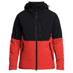 Traje de Esquí de Una Pieza para Hombre, Color Negro y Bronceado, Impermeable 10,000mm, Cortavientos, Reflectante, con Cierre de Contraste, para Deportes de Invierno, 220g - Product Image 4