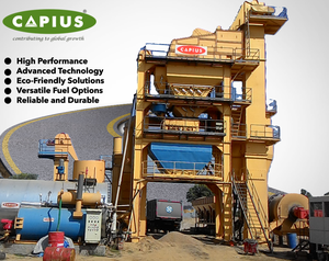 Mélangeurs d'asphalte de catégorie de pompe et composants PLC de noyau d'usine de mélange par lots d'asphalte de carburant efficace - Product Image 1