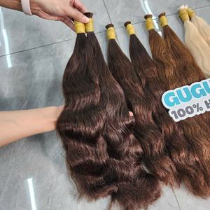 Extensiones de Cabello Humano Natural GUGU HAIR VIETNAM, 18-24 Pulgadas, Liso Natural, Sin Remy, Trama Única, 100% Cabello Vietnamita, 100g - Product Image 2