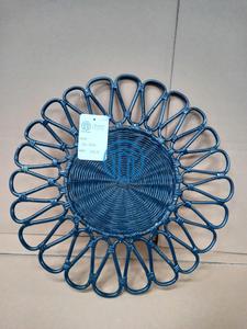Ecofriendly Rattan <b>Placemat</b> <b>Round</b> Rattan <b>Placemats</b> Table Chargers Plates for Wedding Party - Product Image 3