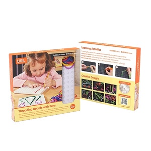 Playboards Unisex Kids Montessori Juguetes educativos de construcción Juegos sensoriales Niños de 5 a 7 años Espuma de plástico blanca MDF - Product Image 1