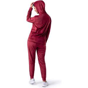 Conjunto Deportivo para Mujer, al por Mayor, con Logotipo Personalizado 2026, 100% Algodón, Resistente al Viento, Transpirable, Cómodo, Diseño Moderno, Largo - Product Image 2