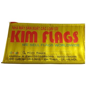 Bandera de Plumas del Consejo Contra el Cáncer FLC GROUP, Roja y Blanca, Poliéster, Impresión Digital, Asta de Aluminio Resistente, Forma Rectangular - Product Image 6
