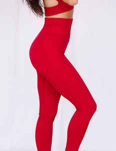 Leggings de yoga taille haute pour femme avec poches, imprimé, extensibles dans les quatre sens, 100 % nylon, taille élastique, longueur intégrale – Idéal pour le dropshipping - Product Image 5