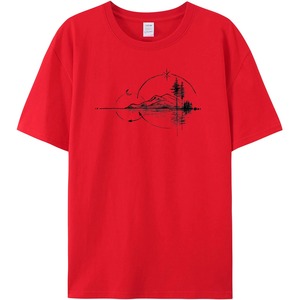 Camiseta Deportiva Amarilla para Hombre, Corte Ajustado, Manga Corta, Cuello Redondo, Diseño Sólido, Tejido de Punto de Spandex/Algodón, Transpirable y Ecológica - Product Image 5