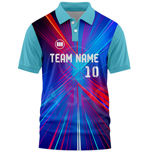 เสื้อคริกเก็ตดีไซน์ใหม่ ชุดทีมสั่งทำพิเศษ พิมพ์ลายแบบซับลิเมชั่น ระบายอากาศได้ดี ชุดยูนิฟอร์มคริกเก็ตประสิทธิภาพสูง ผู้จัดจำหน่าย Wida Sports - Product Image 2