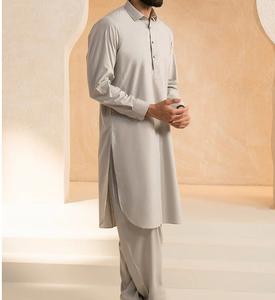 Meilleures ventes : Ensembles de vêtements traditionnels pakistanais pour hommes (Shalwar Kameez, Kurta), Salwar Kameez uni, Prix de gros, Faible MOQ - Product Image 3