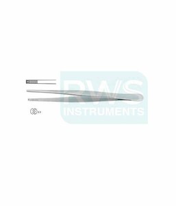Pinzas de Disección Adlerkreutz Profesionales RWS Instruments, 2 x 3 Dientes, Acero Inoxidable, 20.5 cm, Certificación CE Clase II ISO13485 - Product Image 1