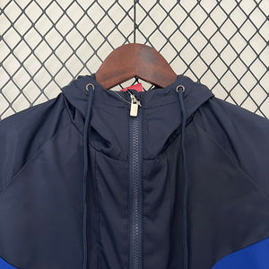 Nueva Llegada, Ropa Deportiva de Fútbol, Chaqueta Cortavientos Personalizada al por Mayor, Chaqueta Larga de Fútbol para Hombre, Chaqueta Cortavientos Deportiva Informal - Product Image 4