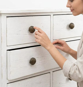 Poignée de meuble en forme de coquille en bronze, moderne et écologique, pour tiroir, armoire, décoration de maison, bureau, salle de bain, chambre, durable - Product Image 5
