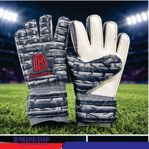 Gants de gardien de but professionnels Brand Plus en PU, antidérapants, fermeture Velcro, légers, respirants, doigts entièrement protégés, football - Product Image 6