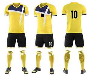 Men's Navy Red White V-Neck Soccer Jersey <b>Set</b> Short Sleeve Quick Dry Polyester Uniform All Seasons Adult Size 10 - Product Image 3