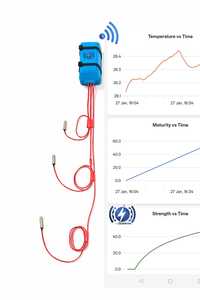 Sensor de Maduración de Concreto con 4 Puntos de Detección, Monitoreo de Temperatura y Resistencia en Tiempo Real, Registro de Datos y Cumplimiento con la Norma ASTM C1074 - Product Image 1