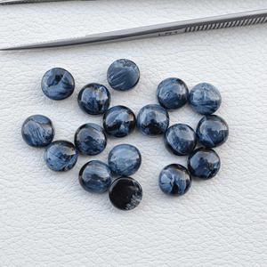 Cabujones Redondos de Pietersita Azul Natural de 4mm 5mm 6mm 7mm 8mm 9mm 10mm, Piedras Preciosas Sueltas Semipreciosas a Precio de Fábrica al por Mayor - Product Image 5