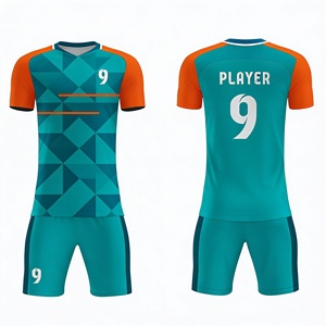 ชุดเสื้อและกางเกงฟุตบอลมืออาชีพ ดีไซน์ใหม่ ชุดฝึกซ้อมฟุตบอล คุณภาพสูง ขนาดและดีไซน์สั่งทำได้ - Product Image 1