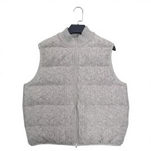 Chaleco Acolchado de Moda Urbana para Hombre y Mujer, Chaqueta de Invierno sin Mangas, Ligera, Cálida, Acolchada de Algodón, con Botones Florales - Product Image 2