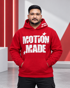 Men's <b>Red</b> Autumn Pullover <b>Hoodie</b> Star Graphic Heavyweight Polyester Fleece Regular Fit Streetwear Pocket 430g Custom OEM - Product Image 1