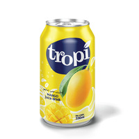 Best verkochte 330ml blikje 100% puree gearomatiseerde magere fruitsapmix, smakelijk, fris, natuurlijk, hoge kwaliteit, watermeloen als basis
