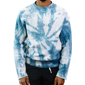 Sudadera de Hombre con Cuello Redondo, Lavado Ácido, Tie Dye, de Alta Calidad, Talla Grande, Diseño Único con Impresión Digital para Invierno - Product Image 3