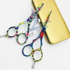 กรรไกรตัดผมสแตนเลสสีใหม่พร้อมเทคโนโลยี EMS สำหรับกรรไกรตัดผมแบบออกแบบโลโก้ได้ตามที่ต้องการ - Product Image 2