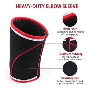 Gran oferta 2025, logotipo personalizado, levantamiento de pesas, Mangas de codo de 5mm, venta al por mayor, compresión de elevación de potencia, manga de Codera de neopreno de 7mm - Product Image 3