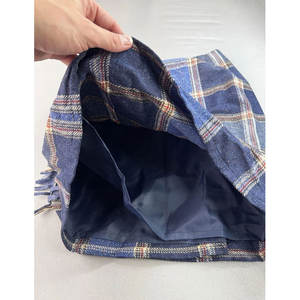 กระโปรงสก็อตหญิงลายสก๊อตสีน้ำเงินผสมผ้าขนสัตว์ กระโปรงสก๊อตสีดำลายทาร์ทันสไตล์วินเทจ ปี 2026 - Product Image 6