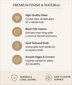 Luxury Cream Color <b>Mirror</b> Glass Decorative Storage Box Key Knob Premium Jewelry Vanity Organizer <b>Boxes</b> Home Decor Lacquer - Product Image 2