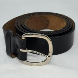Ceinture en cuir véritable de luxe pour homme avec boucle en laiton doré, ceinture en cuir de buffle véritable, fabrication artisanale, très demandée. - Product Image 2