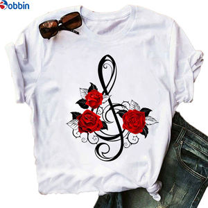 Camiseta con estampado de mariposas y rosas para mujer, camiseta holgada y transpirable con estampado para mujer, camiseta gráfica de manga corta, ropa de talla grande - Product Image 2