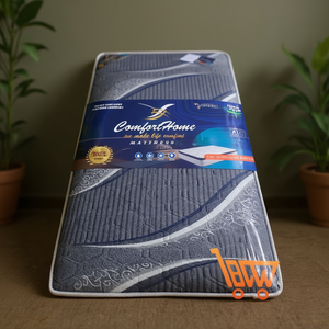 Matelas en mousse pliable Queen Size de 4 pouces d'épaisseur, confortable, avec tissu matelassé, pour la maison, l'hôtel ou l'auberge - Product Image 3