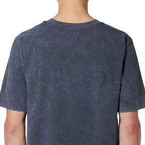 เสื้อยืดโอเวอร์ไซส์ผู้ชายคุณภาพสูง ออกแบบตามสั่ง OEM โลโก้ด้านหน้า ผ้าฝ้าย 100% สไตล์สปอร์ต แขนสั้น คอกลม น้ำหนัก 180 กรัม แบบเต็มตัว - Product Image 5