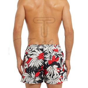 Pantalones Cortos de Baño y Playa para Hombre, de Poliéster, a Rayas, de Cintura Baja, con Logotipo Personalizado, Venta al Por Mayor - Product Image 2