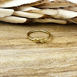 High Demand Trendy Design Minimalist Knot <b>Ring</b> Boho Brass <b>Rings</b> Women 18k Gold Plated <b>Dainty</b> Geometric <b>Ring</b> Wholesale/OEM/ODM - Product Image 1