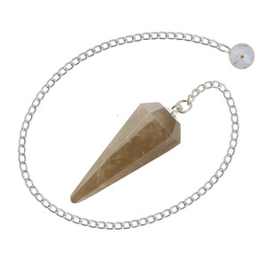 <b>Top</b> Selling Smoky Quartz <b>Crystal</b> Pendulum Conical Shape Polished Carving Beautiful Dowsing Tool Energy Healing Wholesale - Product Image 1
