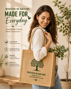 Custom Printed Plain Natural Jute <b>Long</b> Tote <b>Bag</b> Eco Friendly Reusable Shopping Grocery Carry <b>Bag</b> Promotional Gift Wholesale - Product Image 6