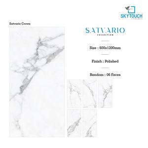 Suministro Directo de Fábrica: Azulejos de Porcelana para Suelos, Modernos, Efecto Mármol, 600x1200 mm, para Construcción Interior, Detalles de Cocina y Villas - Product Image 3