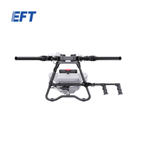 Drone agricole professionnel EFT grande portée haute efficacité 80L pour pulvérisation de cultures, châssis de drone de livraison professionnel à charge lourde 80KG
