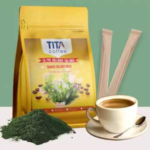 Café Instantáneo Premium Robusta con Crema de Azúcar, Sabor Dulce, OEM 4 en 1, con Colágeno, Mezcla de Café Instantáneo con Crema Vegetal, Adelgazante, Vietnam 18 - Product Image 4