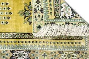 Best Quality Medium Gold Viscose Islamic Namaz Rug Soft Luxury <b>Prayer</b> <b>Mat</b> for Home Office Mosque Use Available for Sale - Product Image 3