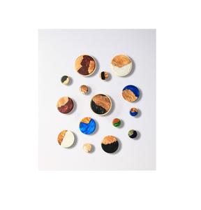 Pomos artesanales de madera, resina y mármol para puertas de armarios, cajones, roperos y muebles, herrajes decorativos de primera calidad. - Product Image 1