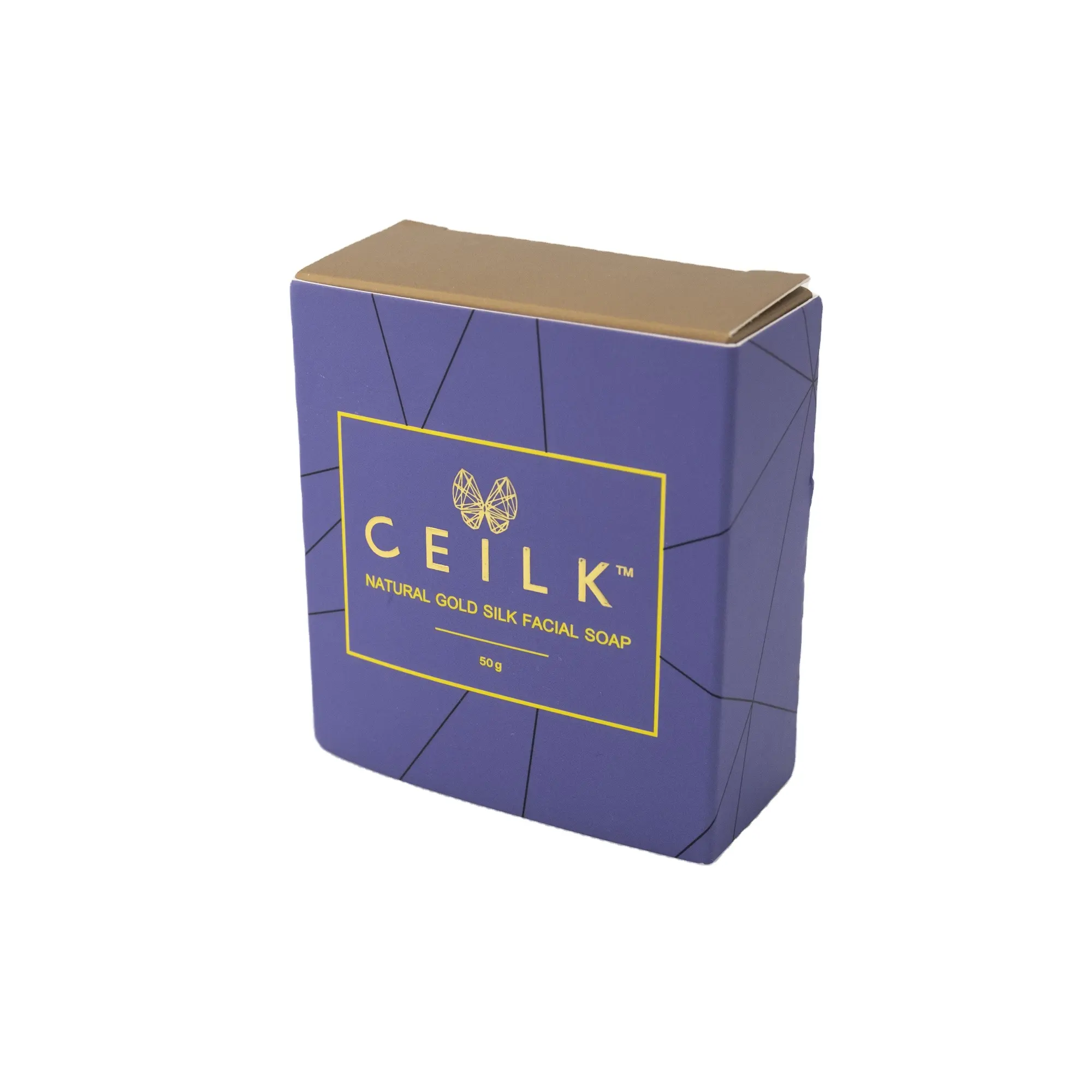 Best Seller CEILK Natural Gold Silk Facial Soap 50g High Quality Premium Product From Chiang Rai Thailand