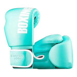 Guantes de Boxeo de Cuero PU con Logotipo Personalizado, Acolchado Grueso, Soporte para Muñeca, Entrenamiento, Sparring, Guantes Deportivos para Boxeo con Saco Pesado, OEM - Product Image 1
