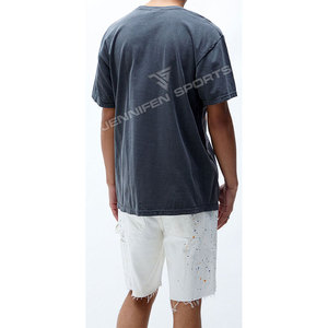 Camisetas Gráficas Estampadas DTG para Hombre, 100% Algodón, Tallas Grandes, Lavado Ácido, Logotipo Personalizado, Ligeras, de Secado Rápido y Transpirables - Product Image 6