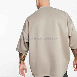 2025 grande taille hommes été T-Shirt 100% coton blanc solide col rond manches courtes décontracté conception vierge - Product Image 4