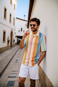 Chemises Hawaïennes pour Hommes à Manches Courtes Boutonnées – Idéales pour les Vacances, les Croisières et la Plage – Collection Été Hawaï - Product Image 2