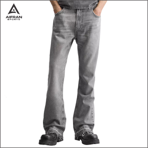 Jeans en denim slim fit tendance Aifran pour hommes, jeans extensibles, fournisseur en gros - Product Image 1