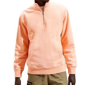 Venta caliente nuevo estilo 100% poliéster Invierno Polar cremallera sudadera logotipo personalizado venta al por mayor hombres - Product Image 1