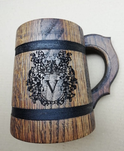 Tazas de madera para pedidos al por mayor, diseños personalizados directos de fábrica - Product Image 3