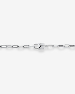 Pulsera de Cadena con Dije de Candado de Plata 925, Joyería de Regalo para Uso Diario de Mujer - Product Image 2